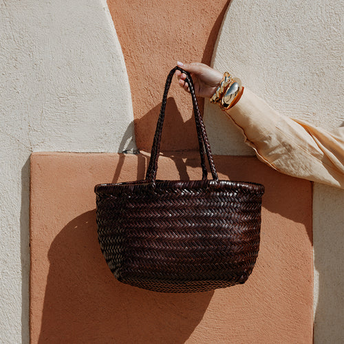 Delhi Medium Handbag - Chocolate