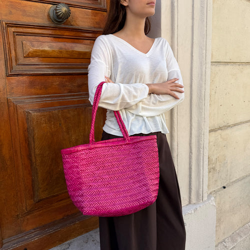 Sac À Main Delhi Medium - Fuschia