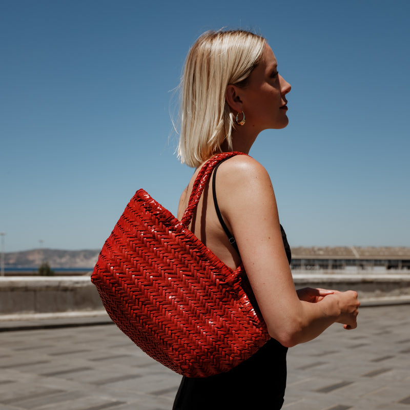 Sac Delhi Medium - Rouge