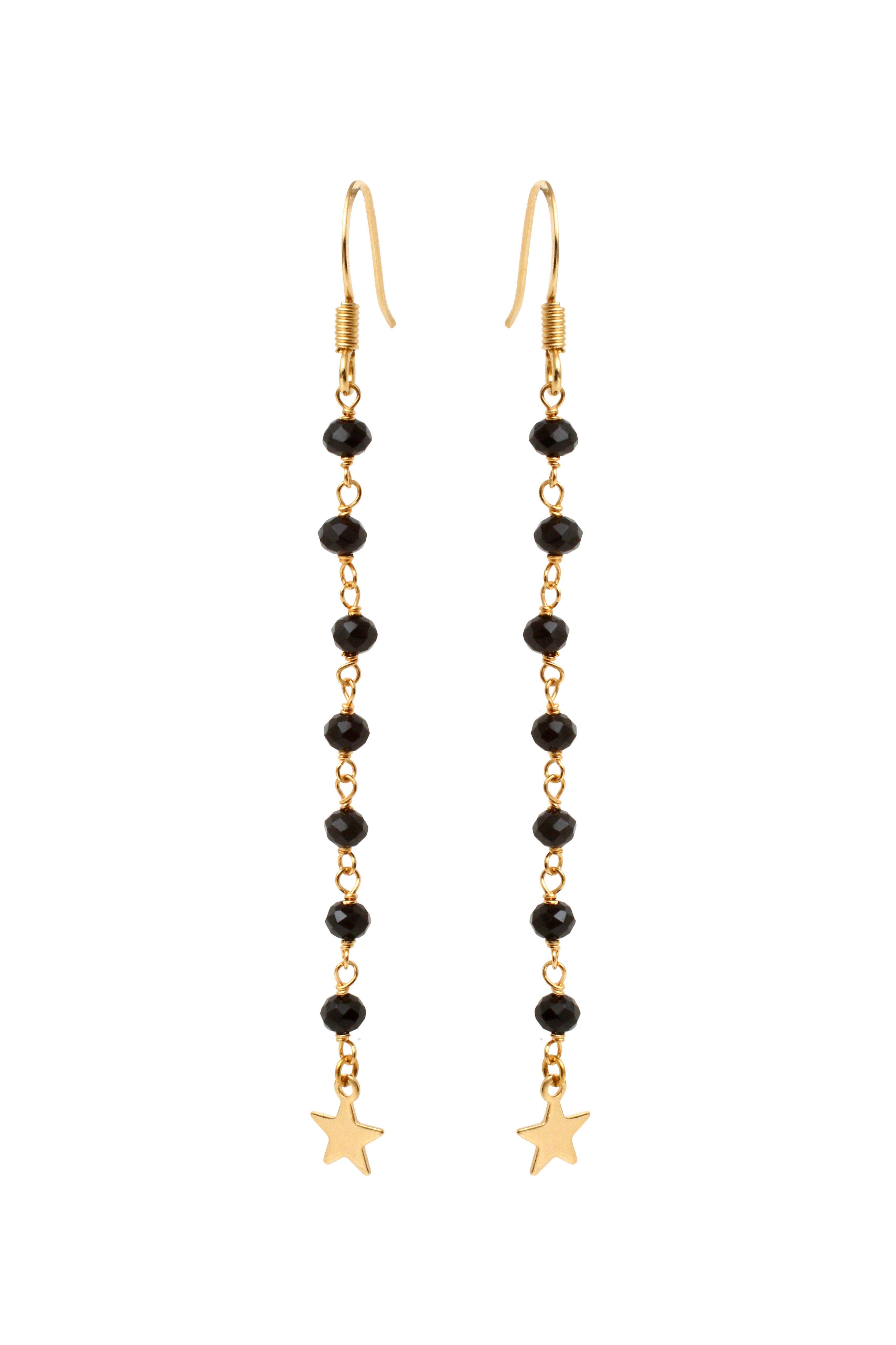 Delhi Onyx Earrings