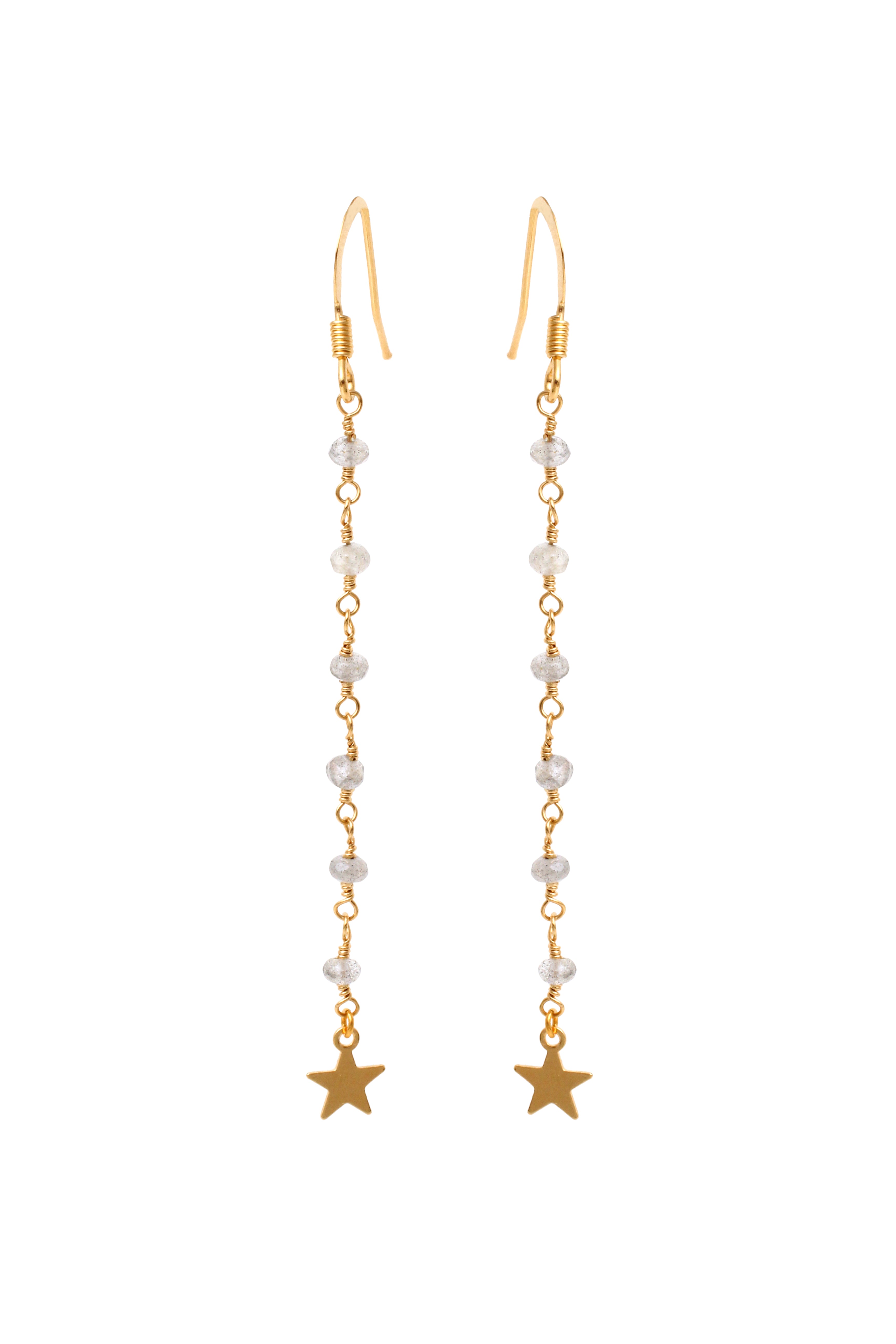 Delhi Labradorite Earrings