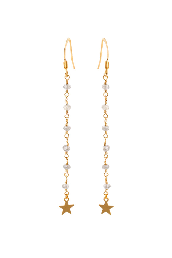 Boucles D'Oreilles Delhi Labradorite