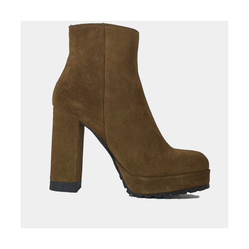 Boots Ann Tuil Delice - Velours Camel