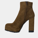 Boots Ann Tuil Delice - Velours Camel