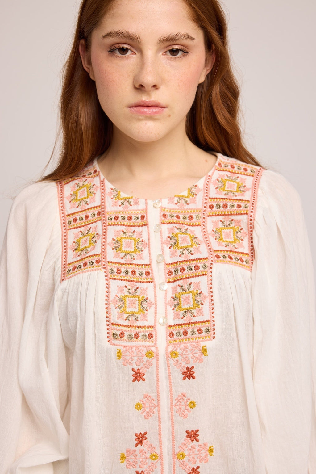 Delizette Blouse - Ecru