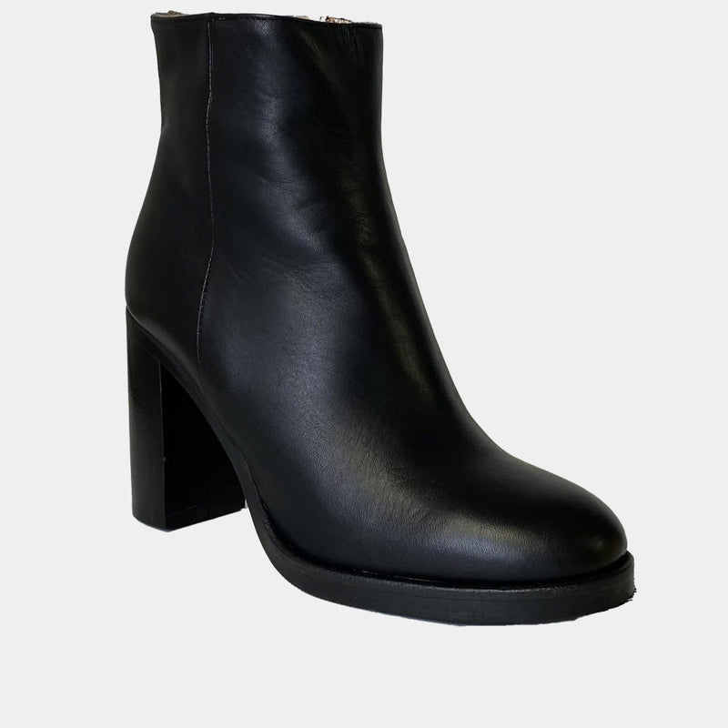 Bottines Ann Tuil Delta - Cuir Noir