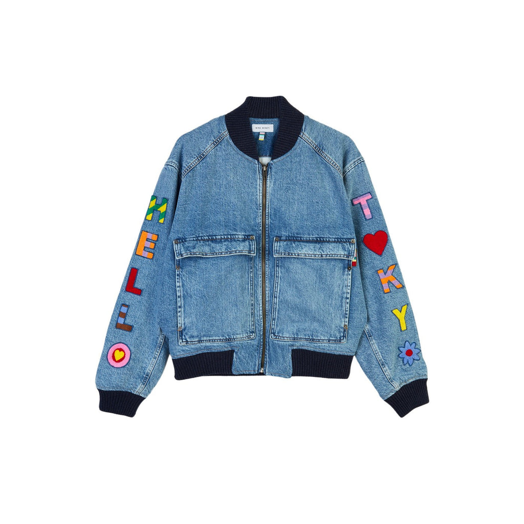 Veste Denim Hello Tokyo Bomber