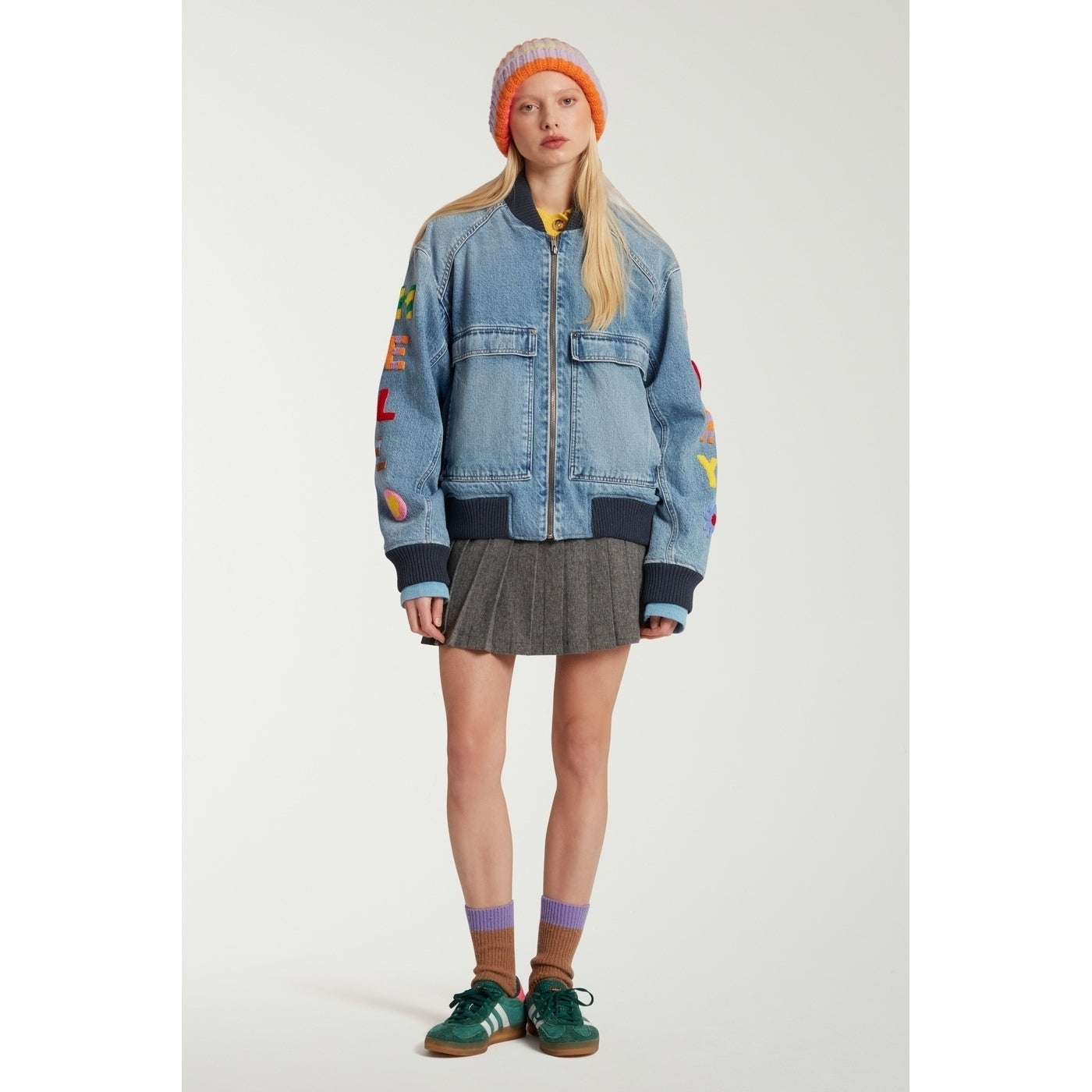 Veste Denim Hello Tokyo Bomber