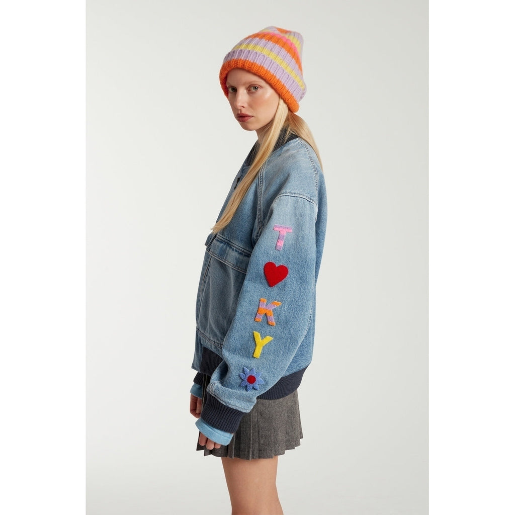 Veste Denim Hello Tokyo Bomber