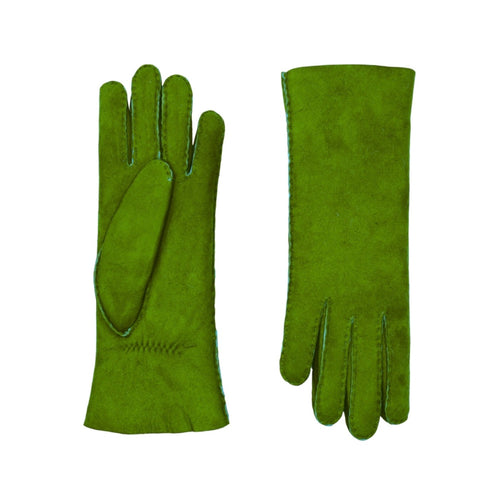 Gants Denise Cuir Double Face - Mousse - Femme