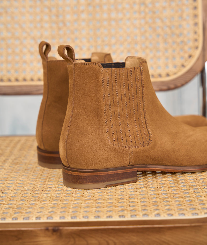 Bottines L'homme Libre Daim - Camel - Homme