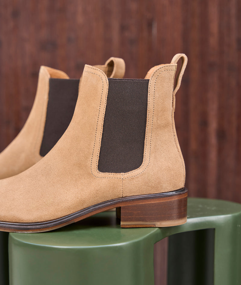 Bottines La Femme Génante Daim - Taupe - Femme