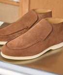 Mocassins L'homme Sage High Daim Chocolat - Marron - Homme