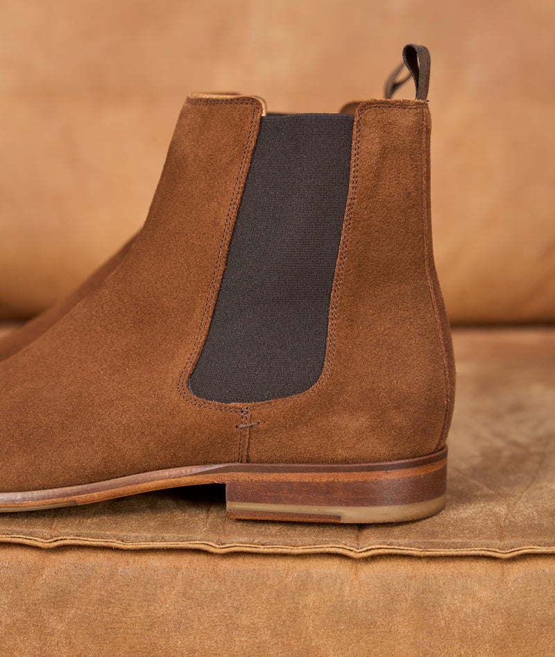 Bottines L'homme Pressé Daim - Camel - Homme