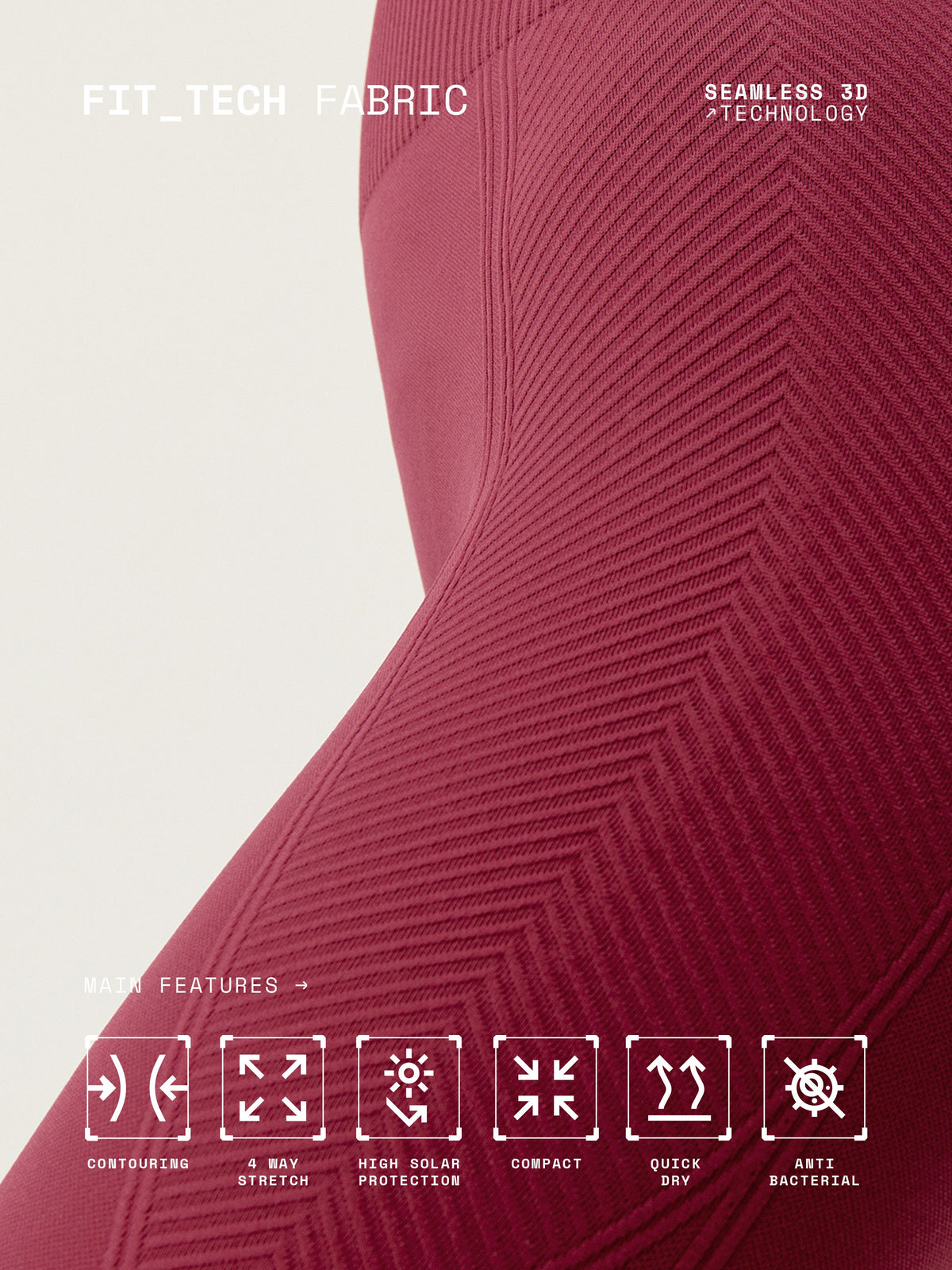 Leggings Kamay - Grosella - Mujer