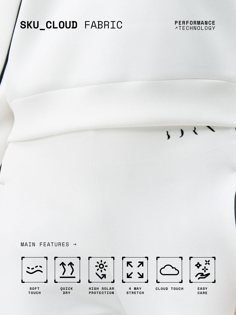 Jogging Agda - Blanc Cassé/Noir - Femme