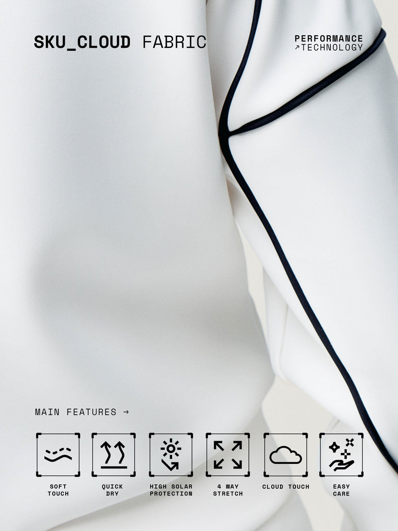 Sweat-Shirt Agda - Blanc Cassé/Noir - Femme