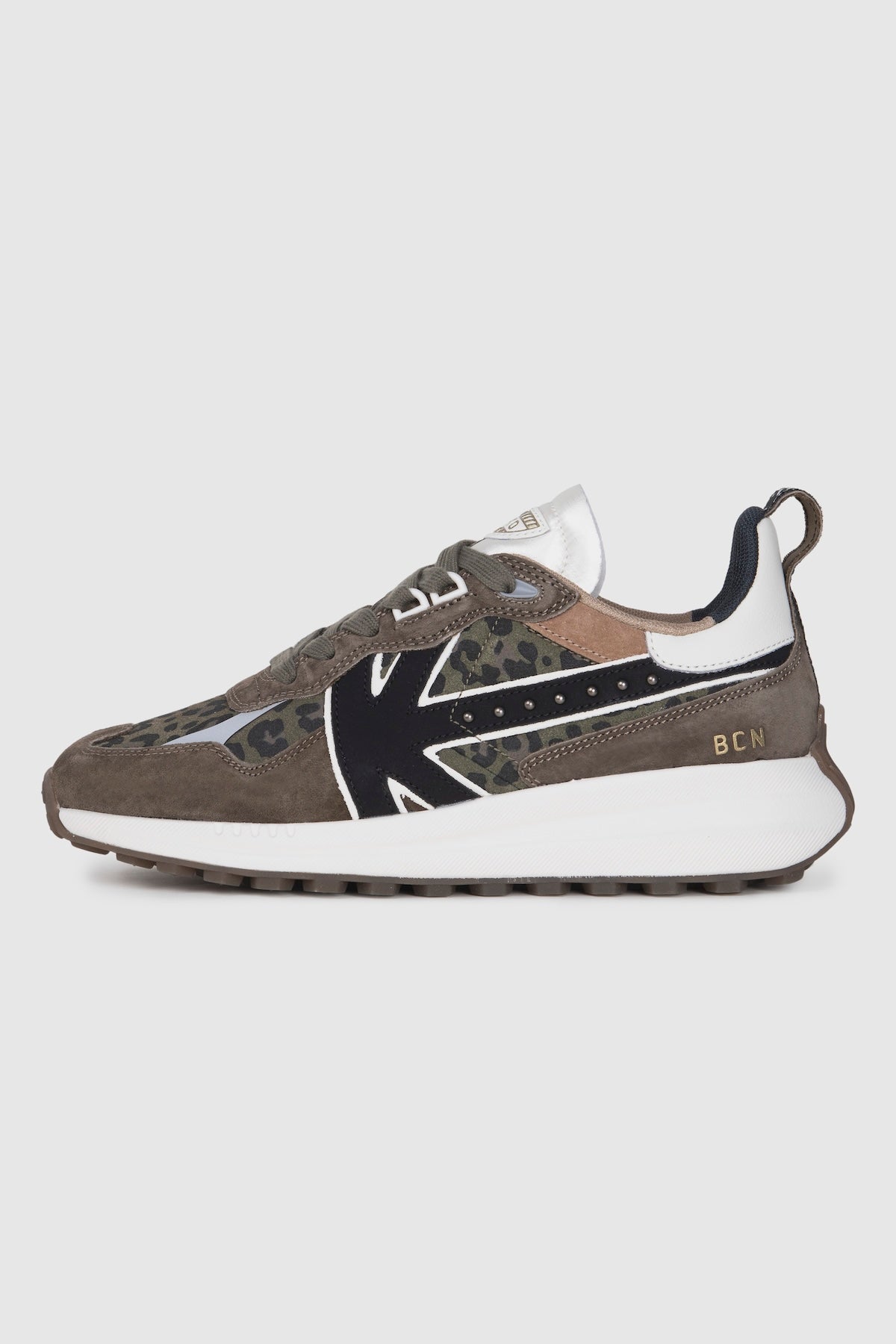 Detroit Glam Sneakers - Khaki