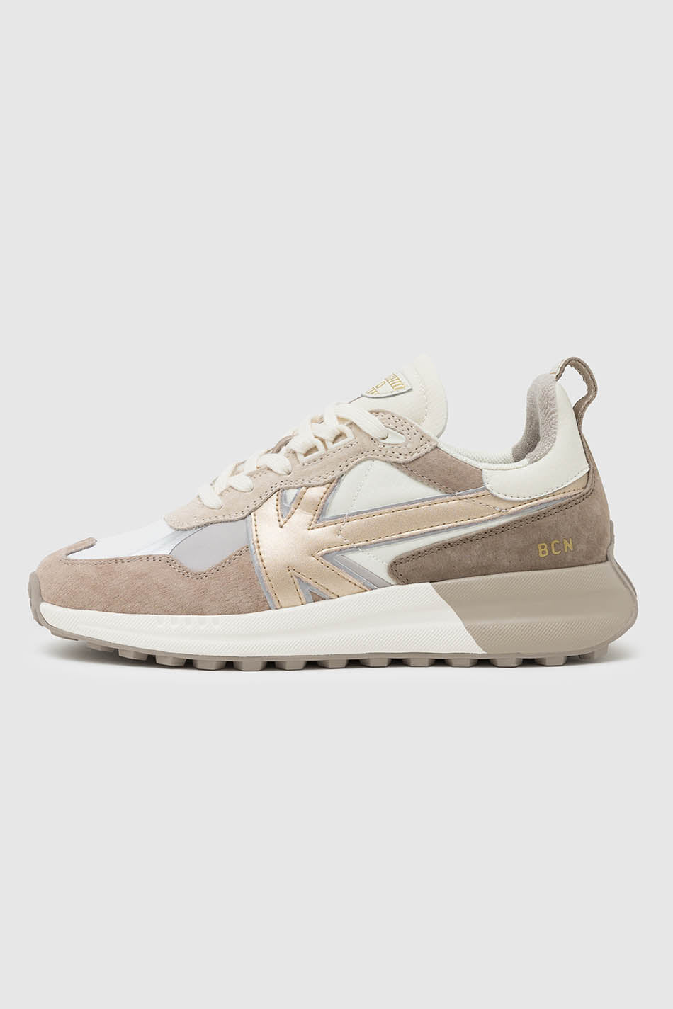 Sneakers Detroit - White/Gold
