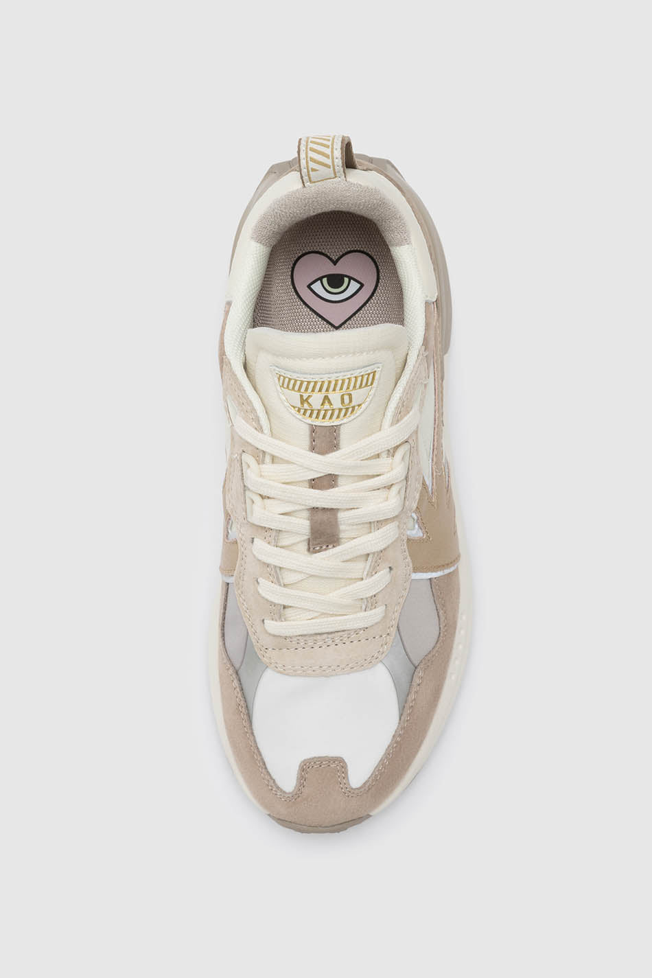 Sneakers Detroit - White/Gold