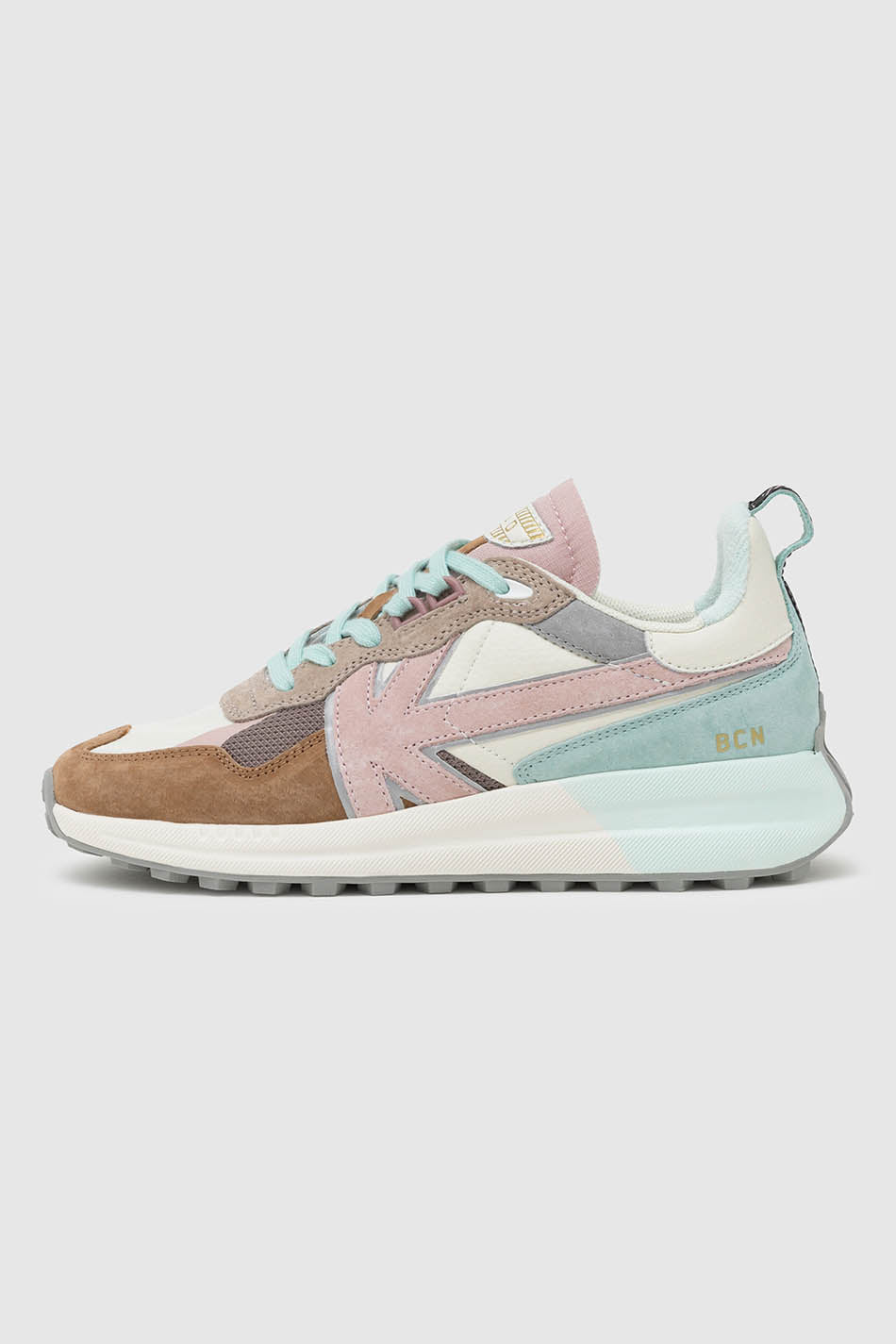 Sneakers Detroit - Tan/Rose