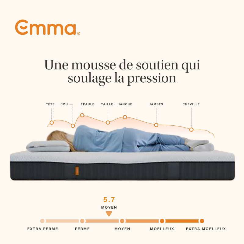 Pack - Lit Cocoon Lite - Sans Tête De Lit + Matelas Hybride II