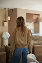 Charly Beige - Chaqueta Ante