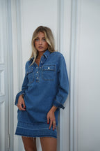 Vestido Vaquero Naelle - Azul