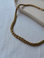 Collier Doré Vintage - Maille Palmier