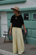 Pantalon Ample Chelsea - Jaune