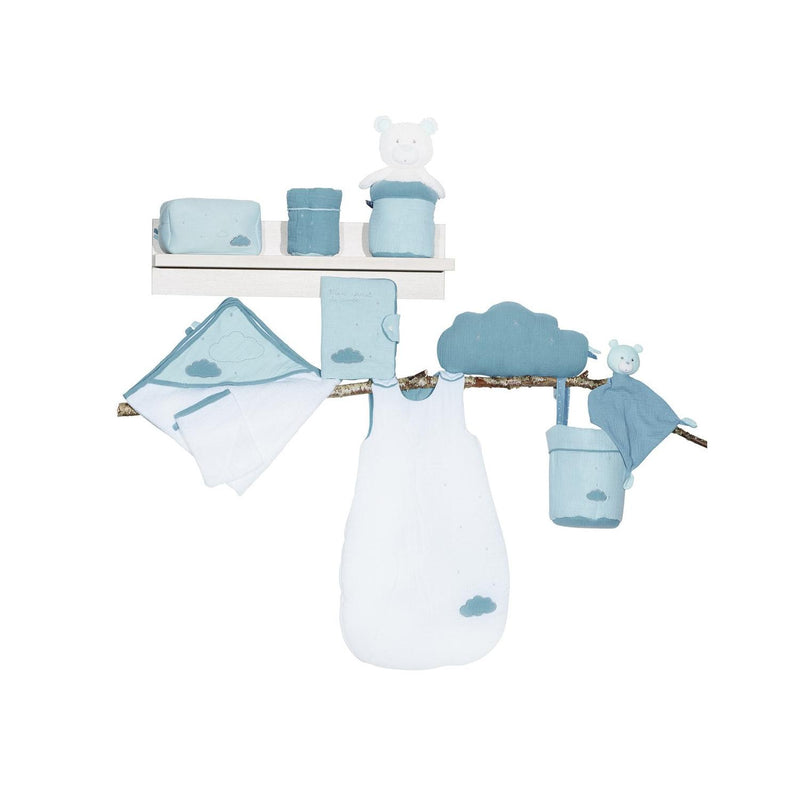 Cape De Bain Et Gant En Coton