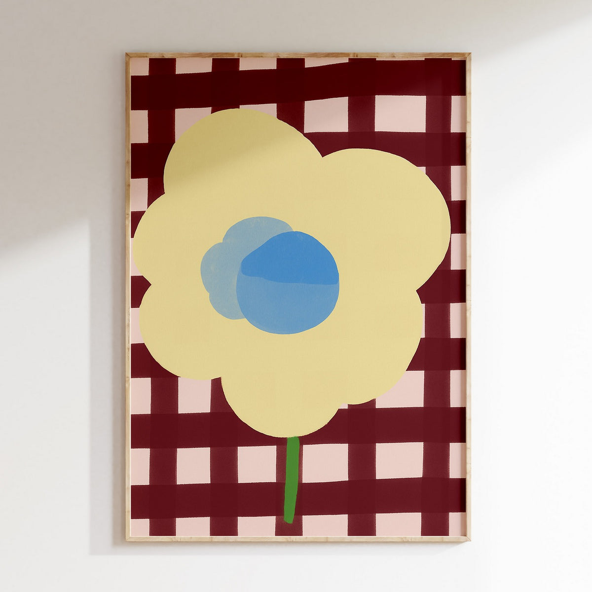 Drawn By Hand - Affiche Flower Yellow - Multi