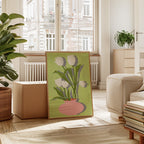 Drawn By Hand - Affiche Flower Vase N1 - Multi