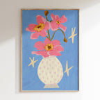 Drawn By Hand - Affiche Flower Vase N2 - Multi