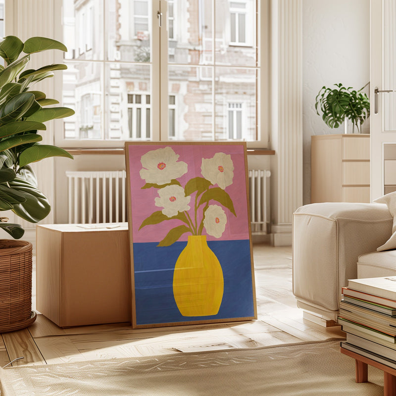 Affiche Flower Vase N3 - Multi