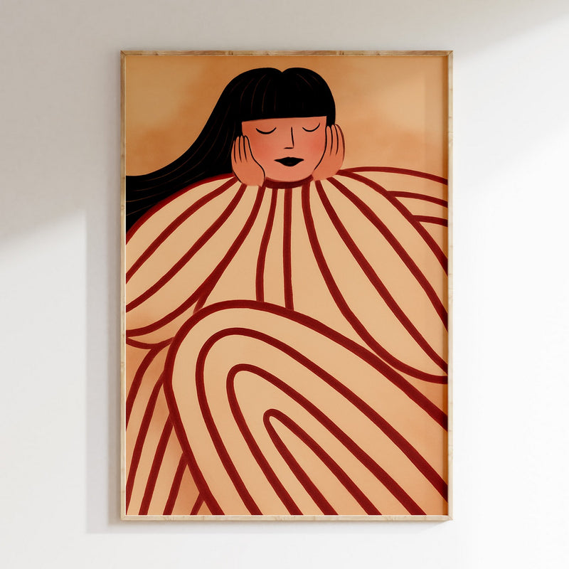 Affiche Abstract Woman - Multi