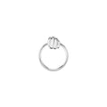 Boucle d’oreille Créole Nodo - Argent