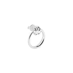 Boucle d’oreille Créole Nodo - Argent