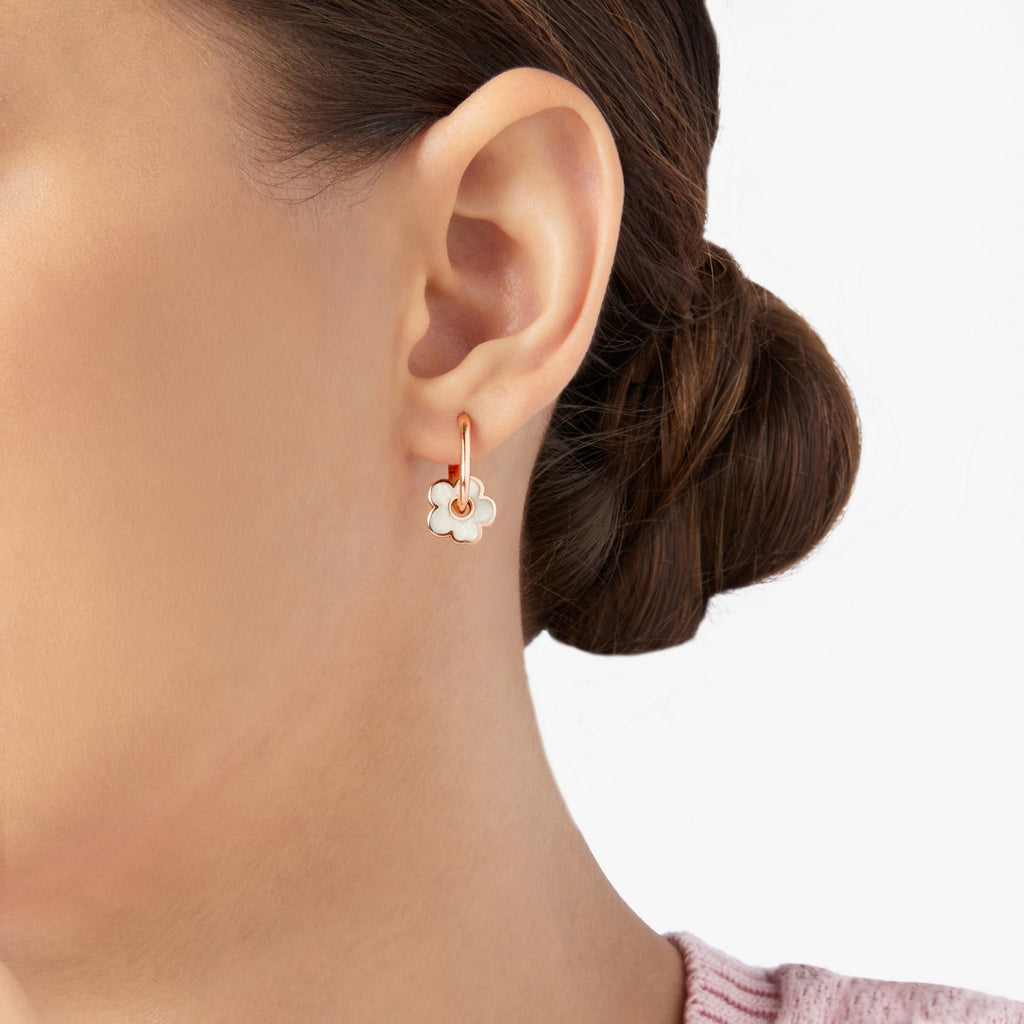 Boucle d’oreille Fleur - Or Rose 9K