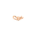 Örhänge Stift Nodo - 9K Roséguld