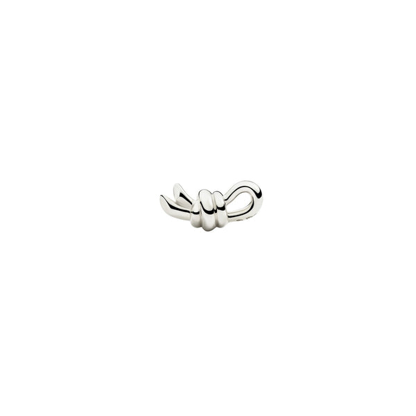 Boucle d’oreille Puce Nodo droite - Argent