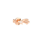 Left Shooting Star Earring - 9K Rose Gold & Diamonds