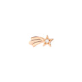 Right Shooting Star Earring - 9K Rose Gold & Diamonds