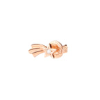 Right Shooting Star Earring - 9K Rose Gold & Diamonds