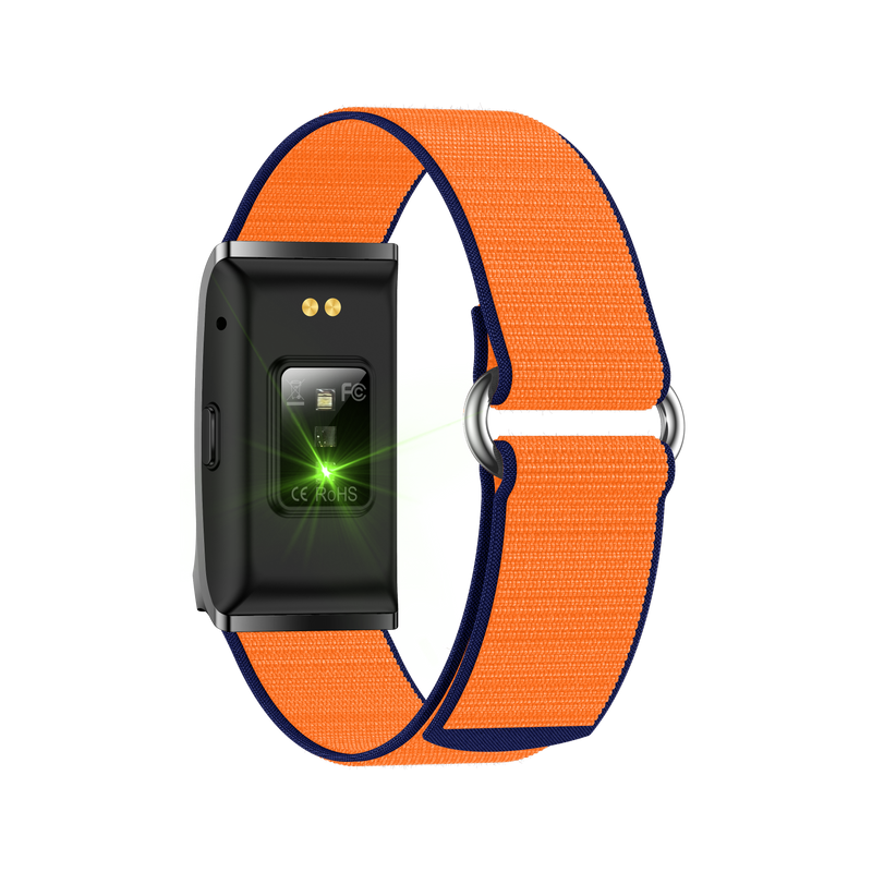 Bracelet Connectée Sans Abonnement! - Orange - Mixte