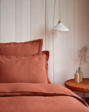 Drap Housse - Lin - Terracotta
