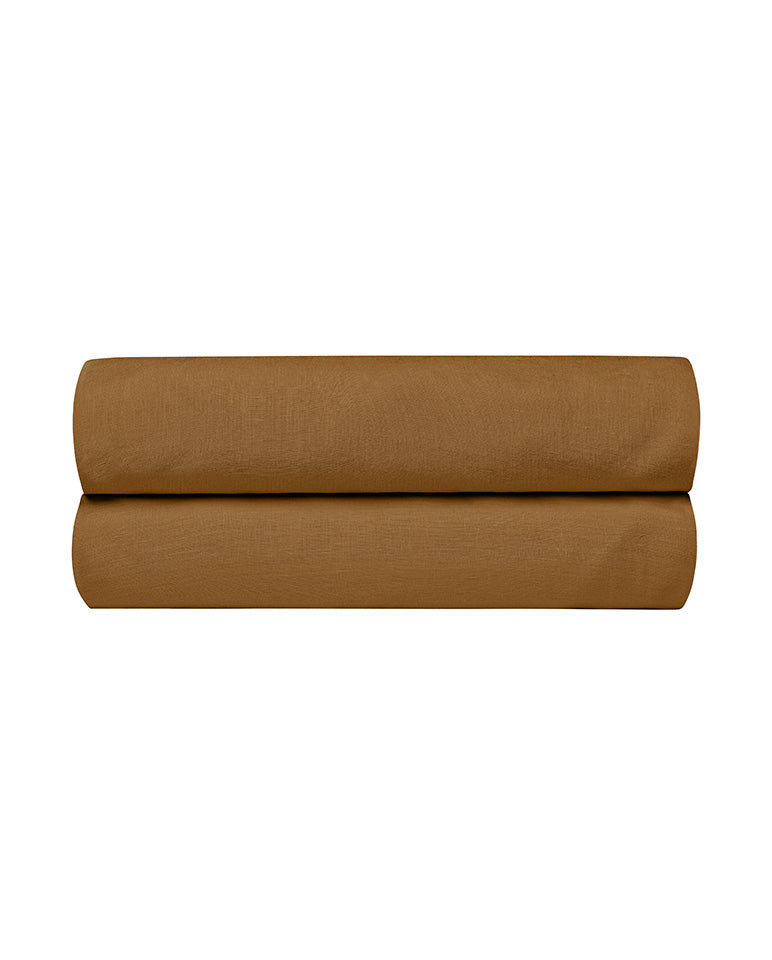 Drap Housse - Lin - Bronze
