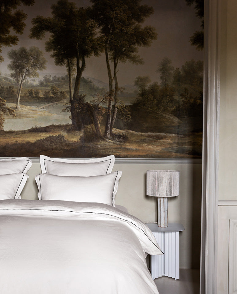 Drap Housse - Lin - Blanc