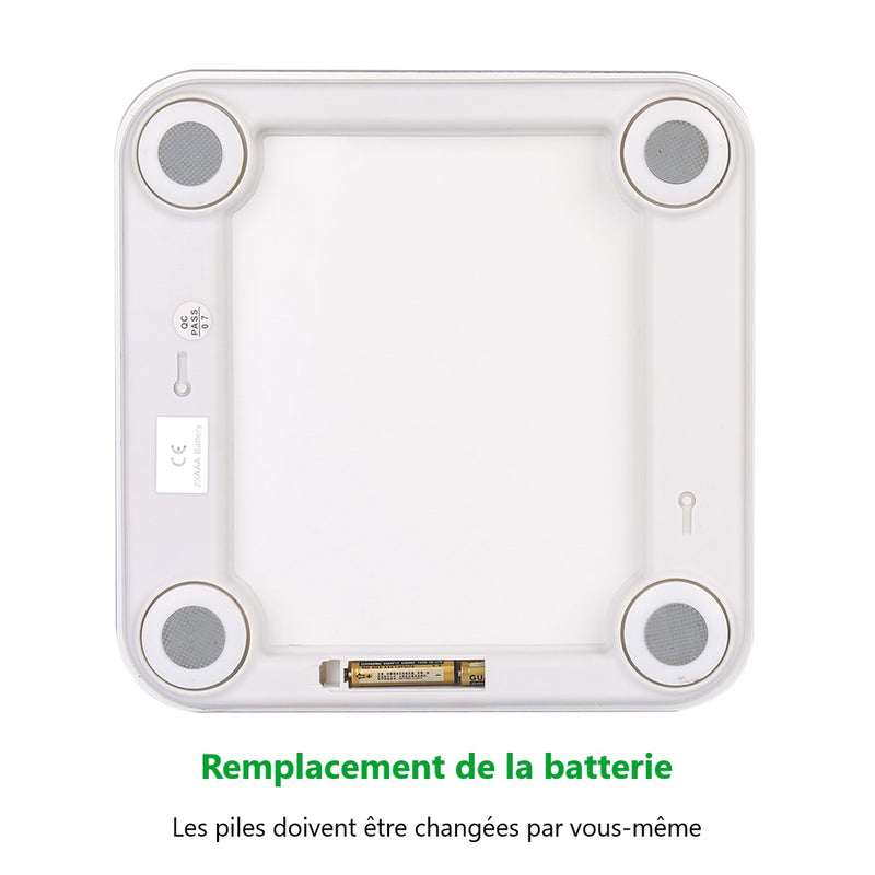 Balance Numertique Bluetooth - Blanc - Mixte