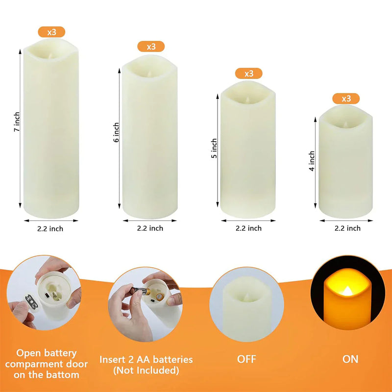 Flame Effect Led Candles